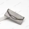 Stella Mccartney Falabella Continental Wallet Signature Diamond-Cut Chain Wallets Designer Woman Magnetic Snap Fastening Purse