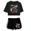 T-shirts masculins Game classique D-CIDE trumerei imprimé t-shirts shorts pantalons rosée nombril