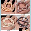 Losse edelstenen natuurlijke barokke parel bead diy sieraden tweezijdig licht 4 kleurenmix 40 cm 4-9 mm losse kralen kerstcadeau drop levering dh3ow