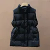 Gilet da donna in piumino da donna bianco piumino d'anatra streetwear autunno inverno gilet da donna femminile casual caldo gilet spesso top S78 220929