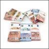 Andra festliga partier Party Supplies 2022 Fake Money Banknote 5 10 20 50 100 Dollar Euro REALISTIC Toy Bar Props Copy Curr1231175Uetk