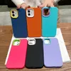 Casos telefônicos à prova de choque de silicone TPU para iPhone 14 13 Promax 12Pro 11Pro 360 Caso de celular de cobertura total capa