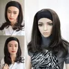 Women Wig Short Mix Brown Straight Lady's Synthetic Hair Cosplay Wigs/wig