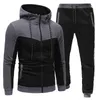 Herrspåriga herrstycken Set Tracksuit Men Sweatshirt Sport Set Spring Autumn Gym Jogging Hoodiespants PCS Casual Track Suit Mens G220928