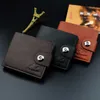 Wallets Best selling youth magnetic buckle wallet men's short section cross section casual wallet men's small wallet L220929