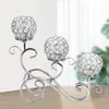 Ljushållare Crystal 3 Arms Candelabra Sparkling Candelabrum Sticks Table Decoration For Wedding Decor Home Centerpiece 220929