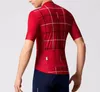 Racingjackor Högkvalitativa Simple Stripe Men's Cycling Jersey Short Sleeve Bike Clothes Lightweight Hombre Bicycle Shirts