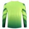 Roupas de gin￡stica Football Mangas longas Gradiente Goletim de goleiro Esporte Treinamento de esporte Brinco respir￡vel Pad de futebol Prave de peito Spring Autumn Jersey 220929