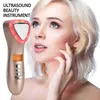 Instrument de beauté électrique Ultrasound Ion Face Lift Facial Clean Anti Aging Rides Removal Cold and Hot Compress Device 220516