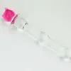 Beauty Items Pink Cat Glass Butt Plug 17 cm, sinnliches sexy Spielzeug, erkunden Sie den Arsch, spielen Sie Vagina, Frauen und Männer, stimulieren Sie Orgasmus, Lesben, Hintertür, Liebesspiel