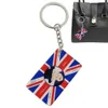 Souvenir Collection Key Ring Platinum Jubilee Queen Elizabeth II Hanging Ornaments Keychain 929