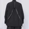 Мужские спортивные костюмы Houzhou Techwear Мужские наборы панк черные грузовые брюки мужская рубашка набор рубашек с длинным рукавом корейская уличная одежда хип -хоп хараджуку весна G220927