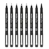 Markers 8Pcs Hand Lettering Pens Neelde Drawing Line Calligraphy Waterproof Pigment Sketch For Design Art Supplie 220929