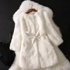 Femmes fourrure fausse fourrure bonne qualité femmes réel véritable manteau de fourrure de lapin usine Vintage classique vestes épais chaud hiver goutte pardessus wsr275 220929