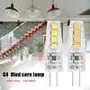 Silicone Replace Corn Lamp G4 SMD2835 8 LED Chandelier Light Bulb Energy Saving Halogen
