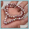 Losse edelstenen natuurlijke barokke parel bead diy sieraden tweezijdig licht 4 kleurenmix 40 cm 4-9 mm losse kralen kerstcadeau drop levering dh3ow