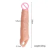 Artículos de belleza Ouaso juguetes sexy para niña Dibei funda de pene silicona coño boquilla de vidrio para hombres cubierta Vibracky funda vibradora accesorios de anillo