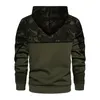 Nya m￤n avslappnade hoodies harajuku Autumn Winter Men's Sportswear Fleece Hooded Camouflage Pullover Sweatshirts Hip Hop Clothing