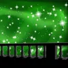 Estrelas cintilantes verdes que piscam olhos jardim luz de efeito laser luzes de projetor de natal à prova d'água luzes de jardim ao ar livre com controle remoto