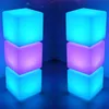 Decorazione attività per feste all'aperto Sgabello cubo luminoso a LED Ricaricabile Sedia impermeabile per DJ Bar Matrimonio Compleanno Natale