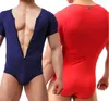 Herren-Körperformer, sexy Body, Herren-Bodywear mit Reißverschluss, Shapewear, bequemes, modales Herren-Wresting-Unterhemd, Workout-Singlet, schwuler Anzug, Dessous für