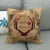 Pillow Christmas Linen Cover 45 Nordic Simple Home Pillowcase Sofa Ushions Cases Decor