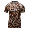 T-shirts pour hommes Zomer Camouflage 3D Gedrukt T-shirt Mannen Vrouwen Mode chemise Korte Mouw Harajuku Hip Hop Leuke