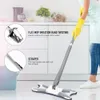 Mops 360 Degree Squeeze Hand-free X-type Flat Floor With Replace Cloth Heads Wash Household Lazy Home Cleaning Tool 220928