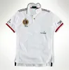 Рубашка Polos Racing Men's Shot Retefure British Casual Fashion Pure Cotton Sports увеличенная вышива