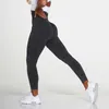 Yoga Tenues de nouveaux leggings Scrunch sans couture Femmes Femmes Gym Vêtements Push Up Booty Legging Sport Fitness Fitness Collons noirs Usure active T220930