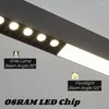 Kolye lambaları 80/100/120cm LED doğrusal uzun kısaltılabilir çubuk avizeler yemek oturma odası restoran dekor asılı aydınlatma fikstürü