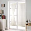 Curtain White French Door Curtains - Blackout Patio Door/Glass Panel For Privacy Home Decor