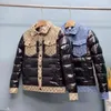 New Men 's Down Jacket Winter Looke 코트 두껍게 따뜻한 면밀 한 재킷 럭셔리 레터 재킷 아웃 wea 상판