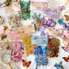 Gift Wrap 40pcs Vintage Butterfly Stickers Diary Sealing Label Sticker Decal Travel Scrapbooking Diy Room Wall Home Decor