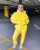 Sonbahar Kış Kadınlar Aktif Set Trailsuits Mektup Baskı Hoodies Sweatshirt ve Pantolon Uygun İki Parça Kıyafetler Jogging Setleri Yüksek Sokak Hip Hop 2pcs Femme Sweatsuit