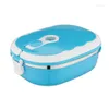 Dinnerware Sets Portable Lunch Box Microwave Storage Thermal Insulated Container Kids School Students Bento