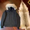 2022 Mens Designer Doudoune À Capuche Fourrure Survêtement Manteau Chaud Mode Hiver Coton Mâle Vestes Outwear Parka Hommes Vêtements