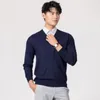 Sweaters masculinos Men Cashmere Sweater Outono Inverno Inverno macio quente Jersey Jumper Robe Hombre Pull Homme Hiver Pullover em V-deco