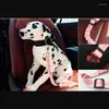 Collares para perros Suministros para mascotas Cinturón de seguridad para el automóvil Cinturones de tracción Amortiguación Elástico Reflectante Cuerda de seguridad Arnés Correa