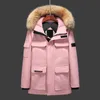 Mens Down Parkas Nya Mens Winter Puffer Jackets Down Coat Womens Fashion Down Jacka Par Parka Outdoor Warm Feather Outfit outkläder Multicolor Coats SMLXL2 ENZ7