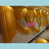 Party Decoration 6 Meter Long Wedding Swags For Backdrop Drapery Event Ice Silk Fabric Bakgrundsgardin Drop Delivery 2021 Home Gar DH7in