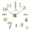 Wall Clocks DIY 3D Numeral Acrylic Clock Fashion Quartz Living Watch Room Stickers Home Mute Decoration M7W5