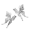 Studörhängen Hiphop Punk Butterfly örhänge Design Animal For Women Ear Rings Korean Fashion Jewelry Y2K Eesthetic Gifts