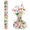 Emballage cadeau Cellophane Papier de Noël Emballage Sacs transparents Rouleau GiftCandy Paniers Party Cello Basket Valentine Celephane Noël