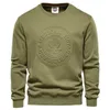 Herren Hoodies Sweatshirts AIOPESON Streetwear Gedruckt Casual Einfarbig Baumwolle Pullover s Herbst Winter Warme Hoodie 220930