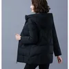 Мужские вниз по парке зимняя женщина Женская куртка теплый Parkas Женский сгущенный пальто.