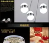 Pendant Lamps Cool LED Modern K9 Crystal And Lanterns Of Creative Personality Note 110-240v 2w Amber Transparent