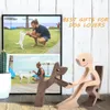 Decorative Objects Figurines Handmade Wood Dog Decor Sculptures Craft Creative Figurine Ornement Decoration For Bedroom Home Office Decor Gift Natural 220930