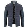 Winter New Men Men Cardigan Sweater Warm Casual Solid Solids Solides Patchwork