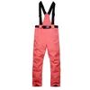 Skiing Pants Ski Plus Cotton Thickening Windproof Waterproof Straps Couple's Hiking Trousers Warm Snowing Clothing Outdoor